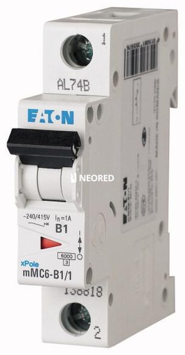 [EAT138832] Interruptor auto. curva tipo C 6kA, Unipolar 1 A