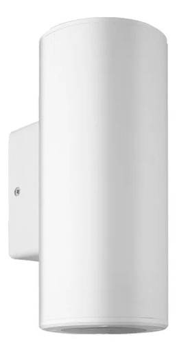 [CORAERB-X2] ARTEFACTO DE APLICAR EXTERIOR REDONDO, COLOR BLANCO, BIDIRECCIONAL, IP54, AC100240V, GU10, 9W MAX