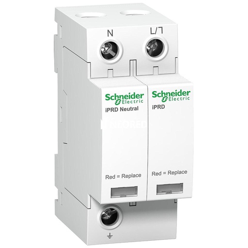 [SCHA9L08501] Protector contra sobretensiones transitorias iPRD8r Clase II 1P+N