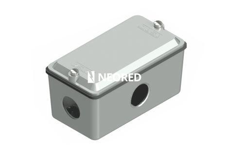 [MICDM 100 X] ACCESORIOS SIN ROSCA DAISA - CAJAS MÚLTIPLES Y ACCESORIOS - CAJA DE DERIVACION Tipo "X", uso interior, rosca 1"