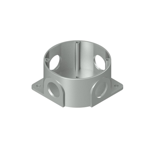[MICMR 012] ACCESORIOS SIN ROSCA DAISA - CAJAS MÚLTIPLES Y ACCESORIOS - CAJA REDONDA Uso interior, rosca 1/2"