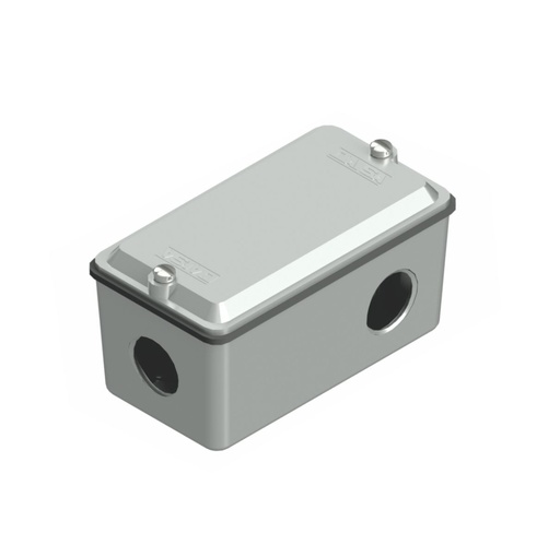 [MICDMT 034 L] ACCESORIOS SIN ROSCA DAISA - CAJAS MÚLTIPLES Y ACCESORIOS - CAJA DE DERIVACION Tipo "L", uso exterior, rosca 3/4"