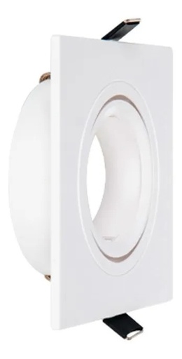 [CORAECD-X1-B-PC] Spot para embutir cuadrado Macroled blanco