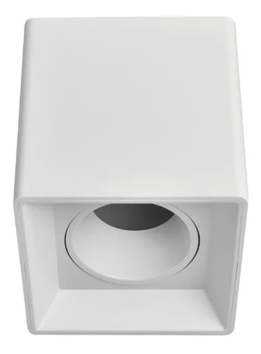 [CORAPCDL-X1-B-PC] ARTEFACTO PLAFON CUADRADO DICRO X1 MOVIL PVC BLANCO LISO