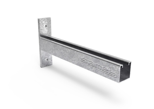 [SAMSC-630-G] SOPORTE DE PERFIL ''C'' DOBLE DE 630mm GALVANIZADO