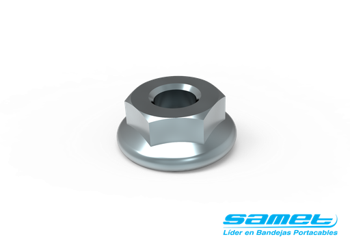 [SAMTHA-3/8-100] TUERCA HEXAGONAL DE 3/8'' C/ALA CINCADA X 100 UNIDADES