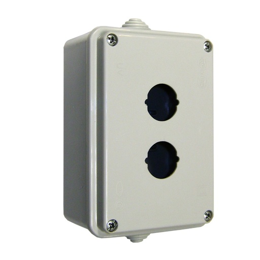 [CON45209951] CAJA AISL P/BOTONERA C/2 PERFORACIONES