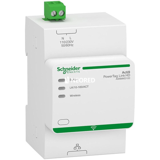 [SCHA9XMWD100] CONCENTRADOR DIN POWERTAG LINK HD 100