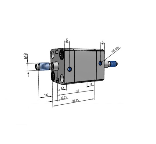 [EE2FES536250-15] Cil compacto ADN-25-15-A-P-A-S20