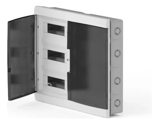 [GEN0480072] Caja Q Energy embutir 72 polos blanca y fume