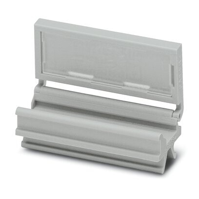 [PHO0809298] Índice para señalización de grupos, encajable en el centro del borne para bornes de conexión por tornillo, de resorte y de conexión rápida, rotulable con tiras de rotulación ESL 26 x 6 mm o EST 25 x 6 mm, en el pie de encaje con tira Zack, longitud: 29 mm
