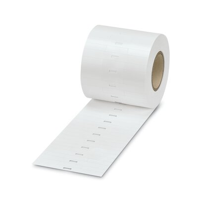 [PHO0817277] Rótulo insertable, Rollo, blanco, sin rotular, rotulable con: THERMOMARK ROLL, THERMOMARK ROLL X1, THERMOMARK ROLLMASTER 300/600, THERMOMARK X1.2, THERMOMARK S1.1, clase de montaje: introducir, rango de diámetro de cable: 10 - 25 mm, superficie útil: 29 x