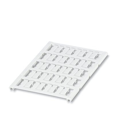 [PHO0818205] Marcador de conductores, Estera, blanco, sin rotular, rotulable con: BLUEMARK ID, BLUEMARK ID COLOR, BLUEMARK CLED, BLUEMARK LED, CMS-P1-PLOTTER, PLOTMARK, clase de montaje: enganchar, rango de diámetro de cable: 1,9 - 3,1 mm, superficie útil: 15 x 4 mm
