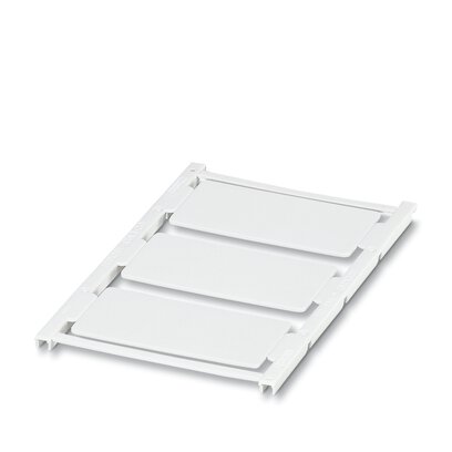 [PHO0822275] Rótulo para encajar, Estera, blanco, sin rotular, rotulable con: BLUEMARK CLED, BLUEMARK LED, CMS-P1-PLOTTER, PLOTMARK, clase de montaje: encajar en soporte para señalización, superficie útil: 60 x 30 mm