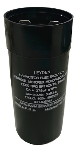 [MUL392350] CAPACITOR ELECTROLÍTICO PARA ARRANQUE DE MOTORES EN 220vca 350 / 400 uf.