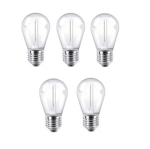 [EE2COMBO102] Pack x5 Lámparas Led Deco Color 1w Azul Macroled Bfs14-1a