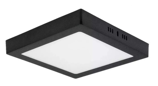 [CORNPC24NW] PANEL PLAFON CUADRADO NEGRO MACROLED 24W AC85-265V NEUTRO 4500K