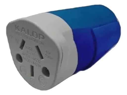 [KALKD44231] Toma móvil heavy duty Azul(1ca*3bol*120u