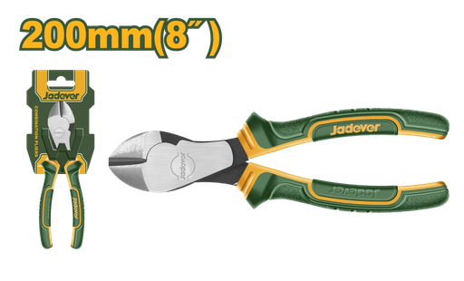 [CORJDPL7C08] Alicates de corte diagonal de alta resistencia - Tamaño: 8"/200 mm Mango bicolor ergonómico