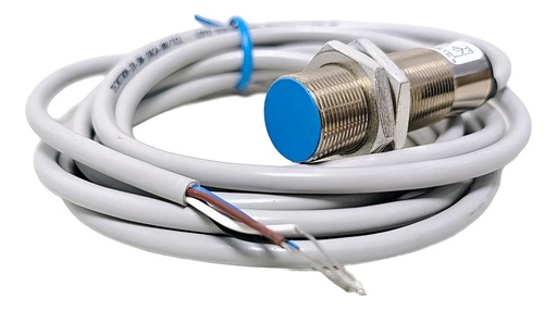 [TCNIB-5M-18CA-NR/TCL] Sensor inductivo NPN Diam.18 Distancia 5mm 10-30VDC c/cable