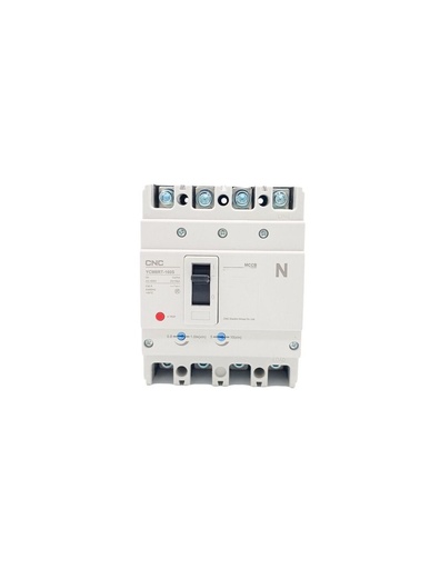 [CNCYCM8RT-160S/4300-80-100A-25/18-KA] Interruptor Automatico Caja Moldeada T160 4x100a 25ka Rele Termomagnetico Ajustable