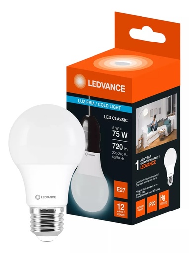 [LED7020803] Dis-BULBO CLASSIC A60 9W E27 FRIA