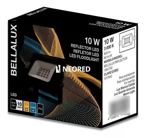 [LED7020001] Dis-PROYECTOR BELLALUX 10W FRIO