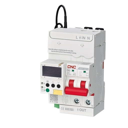 [CNCYCB9ZF-100AP-1PC100] Interruptor Automático Inteligente Multi-función YCB9ZF-100AP WiFi 1P+N 100A