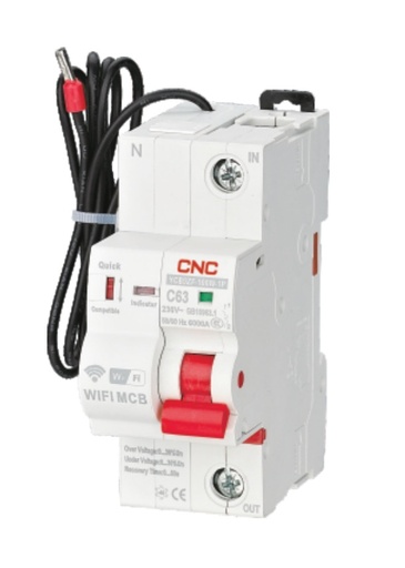[CNCYCB9ZF-100W-1PC040] Interruptor automático inteligente YCB9ZF-100W-1x40A