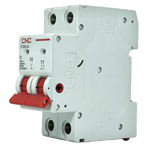 [CNCYCB9-63-2PC01] Térmica 2x1A 6Ka 230/400V 50/60Hz Curva=C