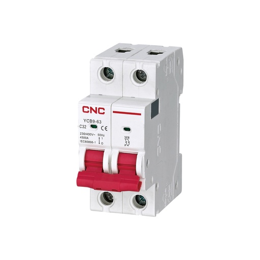 [CNCYCB9-63-2PC32] Térmica 2x32A 6Ka 230/400V 50/60Hz Curva=C