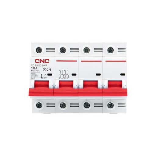 [CNCYCB9-125-4PC100] Térmica 4x100A 10Ka IEC 60947-2 400V 50/60Hz Curva=C