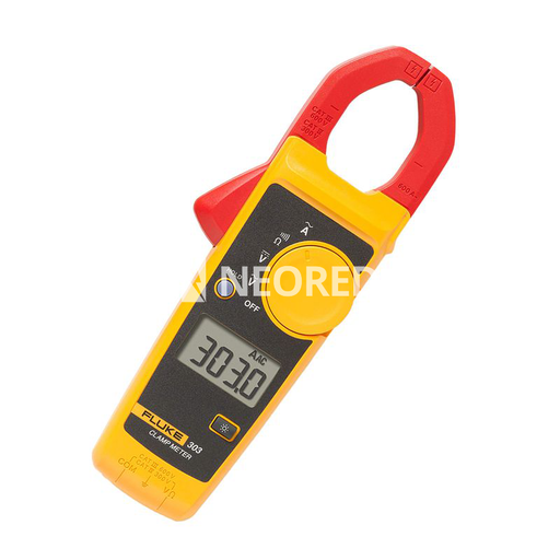 [VDTFLUKE-303/EM ESP] Pinza amperométrica de valor medio de 600 ACA y 600 VCA/VCC. SÓLO SE COMERCIALIZA EN UN MÍNIMO DE 10 UNIDADES Y ES COMBINABLE CON FLUKE-302+/EM ESP, FLUKE-305/EM ESP Y FLUKE-362/ESPR.  