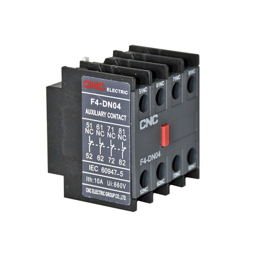 [CNCF4-DN04] Bloque de Contacto F4-DN04 4NC