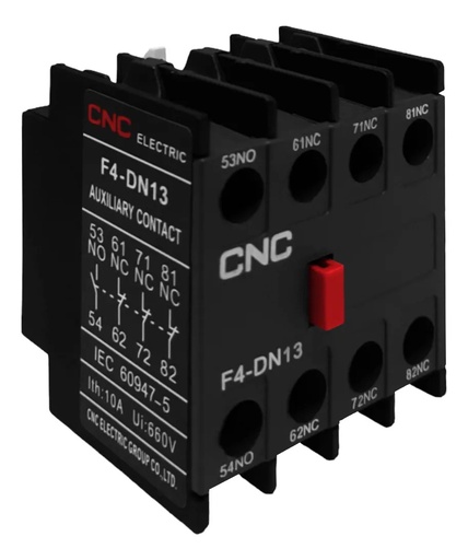 [CNCF4-DN13] Bloque de Contacto F4-DN13 1NA+3NC
