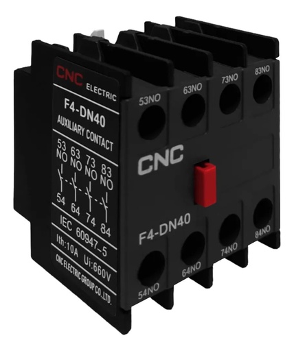 [CNCF4-DN40] Bloque de Contacto F4-DN40 4NA