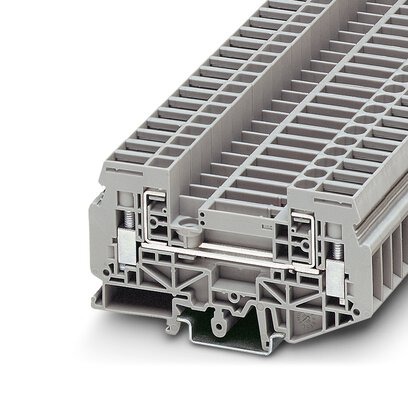 [PHO3026706] Borne de paso, tipo de conexión: Conexión por tornillo, sección: 0,5 mm² - 10 mm² , AWG: 20 - 10, anchura: 8,2 mm, clase de montaje: NS 35/7,5,  NS 35/15,  NS 32, color: gris