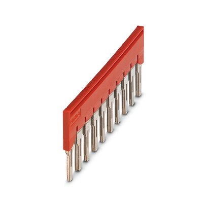 [PHO3030323] Puente enchufable, paso: 8,2 mm, anchura: 80,3 mm, número de polos: 10, color: rojo