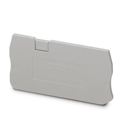 [PHO3030488] Tapa final, longitud: 60,5 mm, anchura: 2,2 mm, altura: 29 mm, color: gris