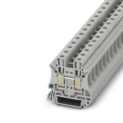 [PHO3044160] Borne de paso, tensión nominal: 1000 V, corriente nominal: 57 A, tipo de conexión: Conexión por tornillo, número de conexiones: 2, sección:0,5 mm² - 16 mm²,  AWG: 20 - 6, anchura: 10,2 mm, altura: 46,9 mm, color: gris, clase de montaje: NS 35/7,5, NS 35/1