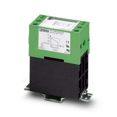 [PHO2297170] Contactor semiconductor monofásico, tensión de entrada: 24 V DC, corriente de salida: 50 A, interruptor a tensión nula