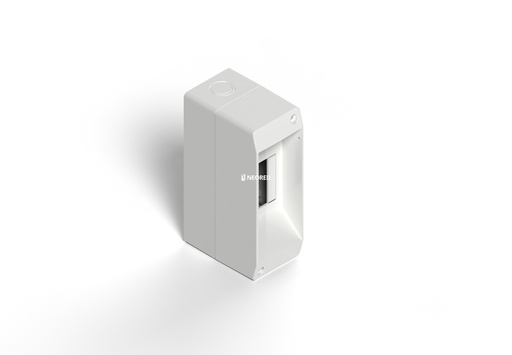 [GEN045002B] Dis-Caja ext. TM 2 bocas s/tapa - Blanca