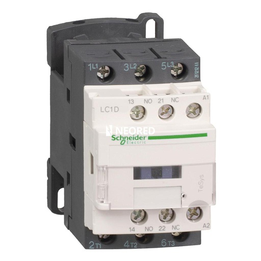 [SCHLC1D09B7] Contactor Tripolar (1na+1nc) TeSys D 9A 24Vca 50/60Hz