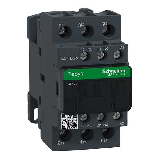 [SCHLC1D25B7] Contactor Tripolar (1na+1nc) TeSys D 25A 24 Vca 50/60Hz