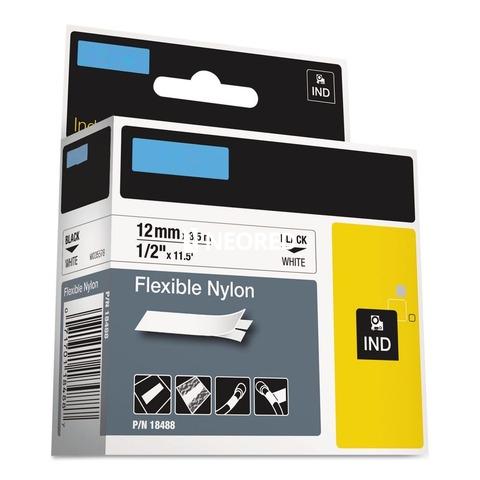 [STA18488] Etiqueta p-impres  12x 3,5mm nylon BLA le-NEG