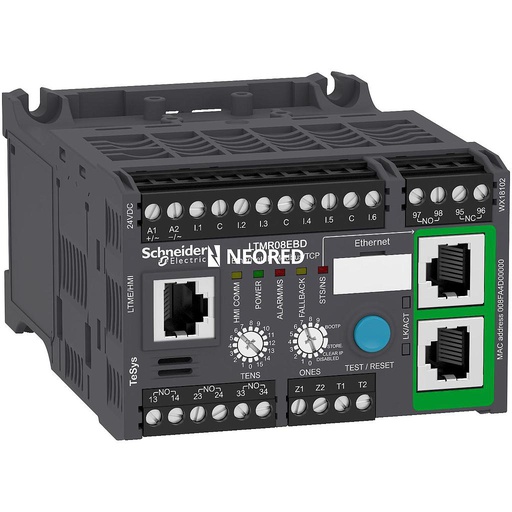 [SCHLTMR08EBD] Relé Térmico p/ 0,4 a 8 A, 24VCC  y Com. Ethernet-TeSys T