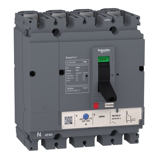 [SCHLV516322] Interruptor Caja Moldeada CVS160B TMD125 4P4D