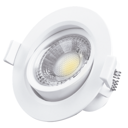 [CORRTB3-WW] DICROSPOT CIRCULAR 3W LED FCOB AC100-240V 3000K CALIDO 38º