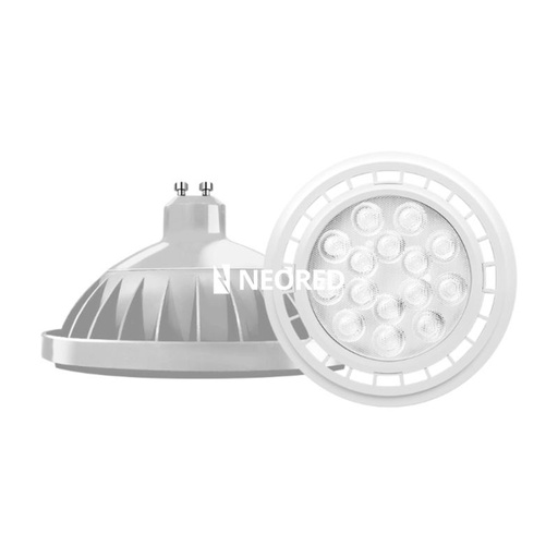 [CORBND111-11-WW] Lampara AR111 blanca 11W Macroled calido