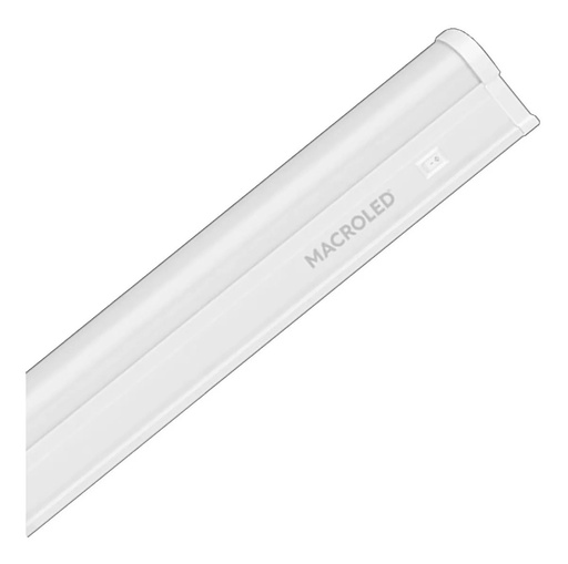 [CORT5-30-5W-WW] LISTON LED T5 PVC INTERCONECTABLE CON INTERRUPTOR - AC175-265V - FP0.95 - IP20 - 30cm 5W - CALIDO